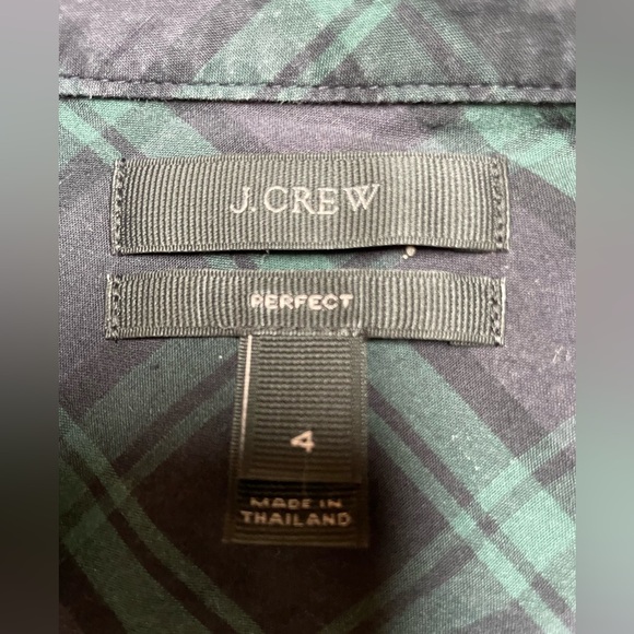 J. Crew Perfect Fit Button Down Top - Picture 5 of 6